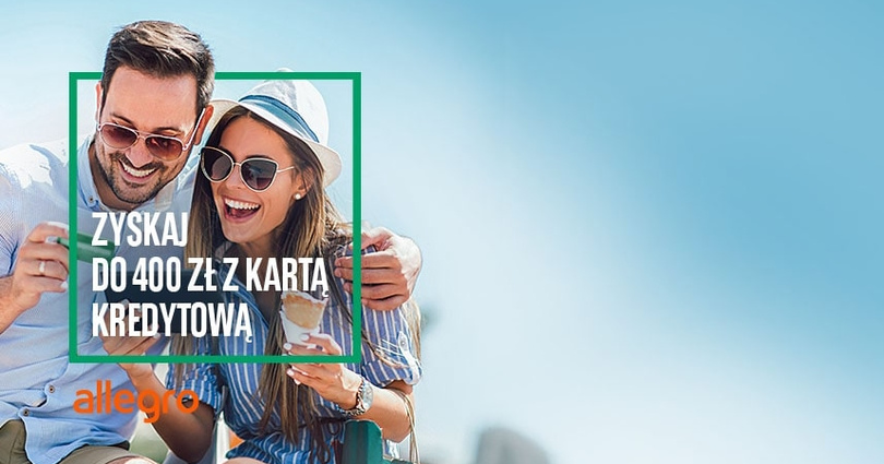 400 zł w bonie Allegro z kartą kredytową BNP Paribas Bank 400 zł w bonie Allegro z kartą kredytową BNP Paribas Bank