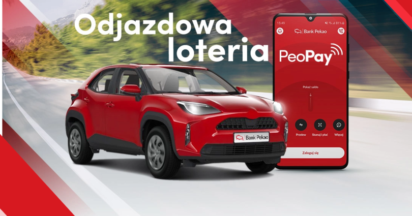 Loteria Pekao: Do wygrania Toyota Yaris Cross i inne nagrody w Pekao Loteria Pekao: Do wygrania Toyota Yaris Cross i inne nagrody w Pekao