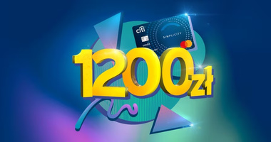 1200 zł premii z Bezcenne Chwile z kartą kredytową Citi Simplicity