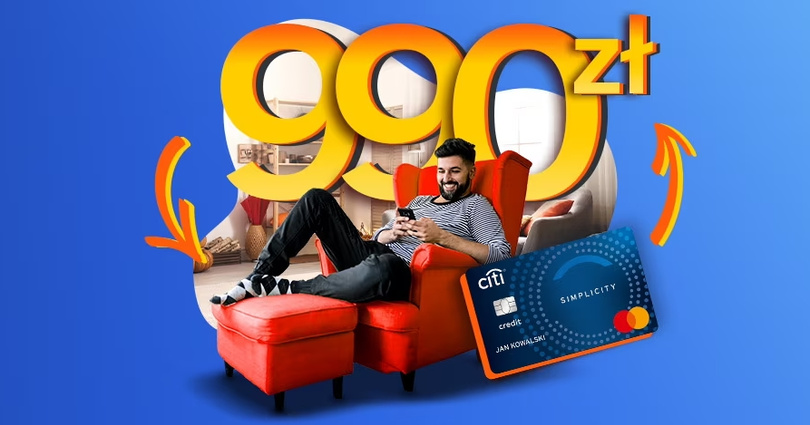 990 zł premii z Bezcenne Chwile z kartą kredytową Citi Simplicity 990 zł premii z Bezcenne Chwile z kartą kredytową Citi Simplicity