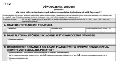 Jak wypełnić PIT-2 i do kiedy go złożyć?