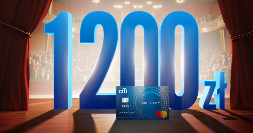 1200 zł premii i zwolnienie z opłat z kartą kredytową Citi Simplicity 1200 zł premii i zwolnienie z opłat z kartą kredytową Citi Simplicity