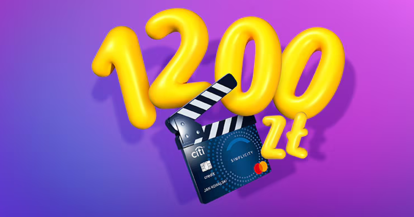 1200 zł premii + 18 miesięcy bez opłat z kartą kredytową Citi Simplicity 1200 zł premii + 18 miesięcy bez opłat z kartą kredytową Citi Simplicity