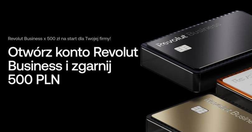 500 zł na start z kontem firmowym Revolut Business