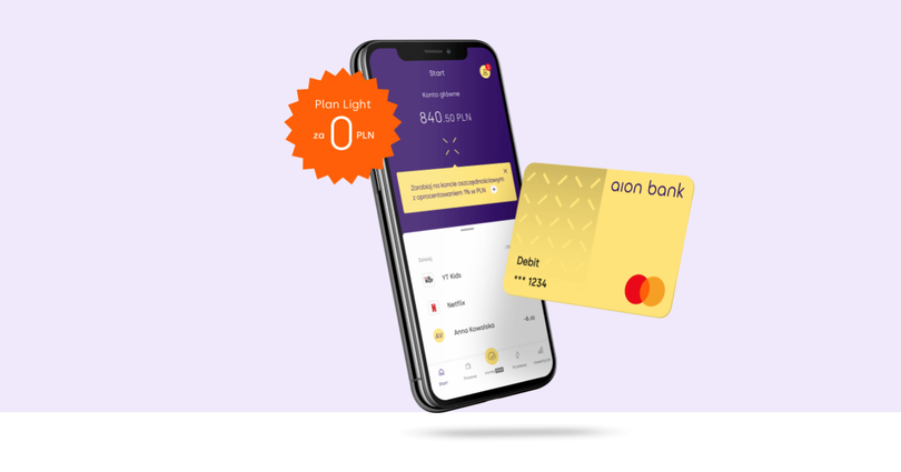Recenzja i opinie o Koncie osobistym Aion Bank w Aion Banku Konto osobiste w Aion Banku