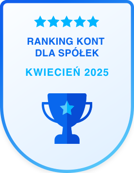 Ranking kont dla spółek - kwiecień 2025