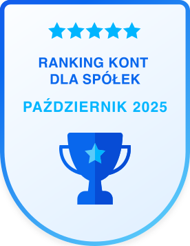 Ranking kont dla spółek - październik 2025