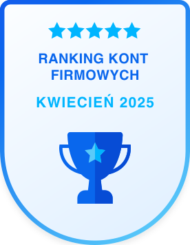 Ranking kont firmowych - kwiecień 2025