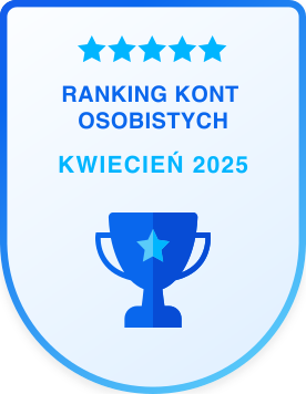Ranking kont osobistych - kwiecień 2025