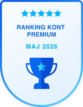Ranking kont premium - maj 2026